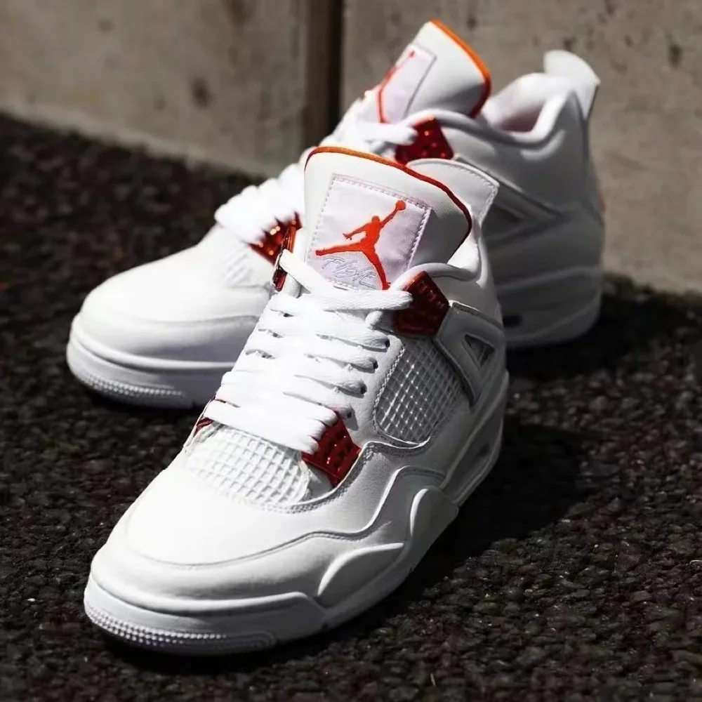 AJ4 JORDAN 4 orange metallic - Picture 3 of 3